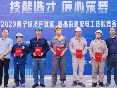 太阳GG科技员工在“手艺选才 匠心筑梦”配电工手艺竞赛中喜获佳绩